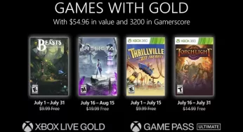 Xbox Live Gold July 2022 Games Lineup Revealed