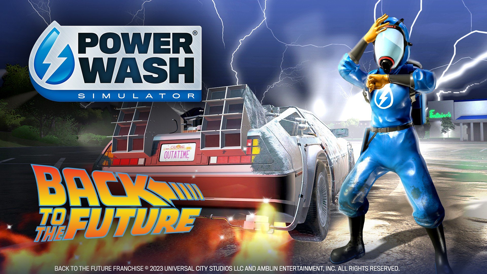 PowerWash Simulator's Back to the Future DLC will let you clean